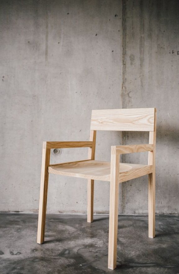 Handmade Ash chair for a client in Sheffield.