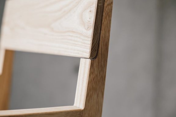 Bespoke handmade chair detailing.